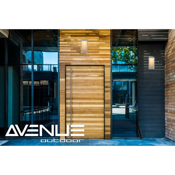 Avenue Lighting Avenue Outdoor AC LED 12" Outdoor Pendant, Silver