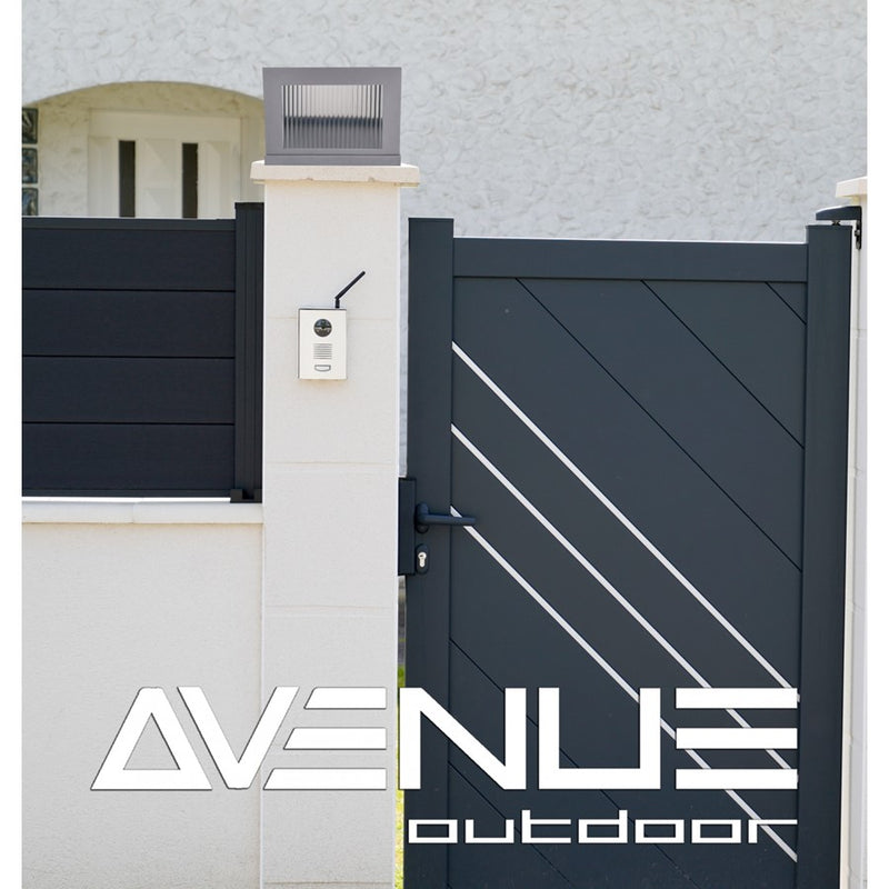 Avenue Lighting Avenue Outdoor AC LED 11" Outdoor Sconce, Silver