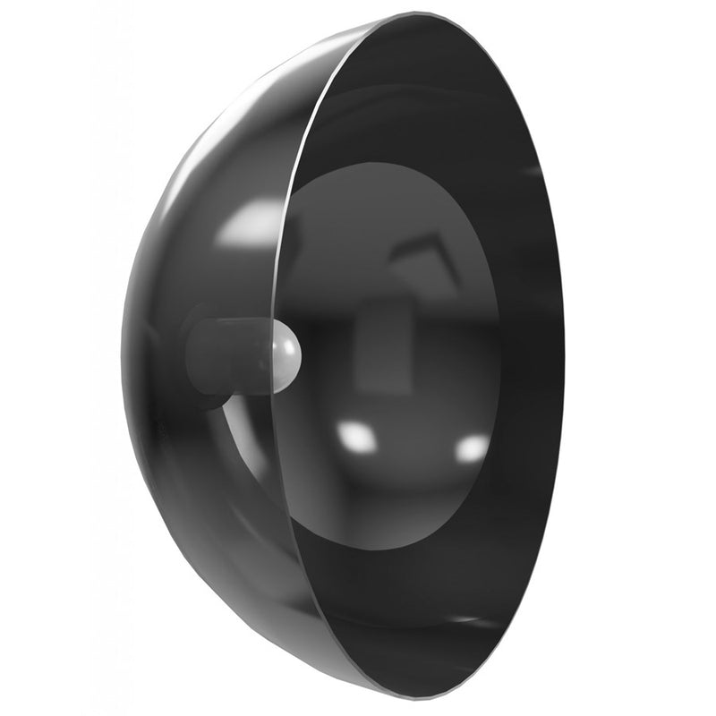 Avenue Lighting Fremont Bowl 1-Light Wall Sconce | Sleek Modern Smoke Glass and Black | Hallway & Bathroom Vanity | 8.5 x 8.5 x 5 in | Model G102