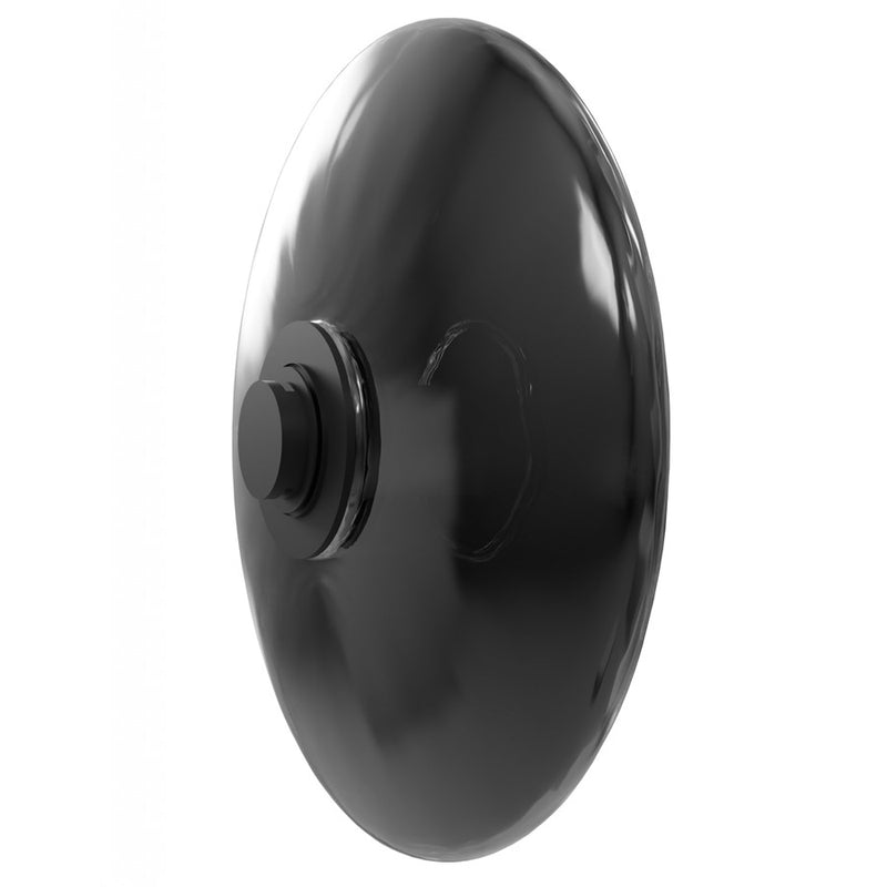 Avenue Lighting Fremont Disc 1-Light Wall Sconce | Sleek Modern Smoke Glass and Black | Hallway & Bathroom Vanity | 9 x 9 x 3 in | Model G202
