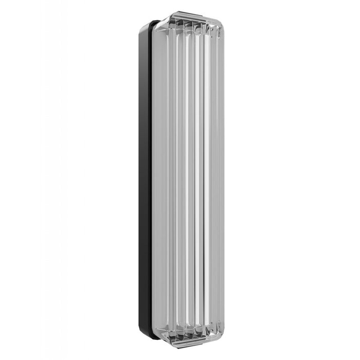 Fremont Light Bar with Ribbed Glass, Black