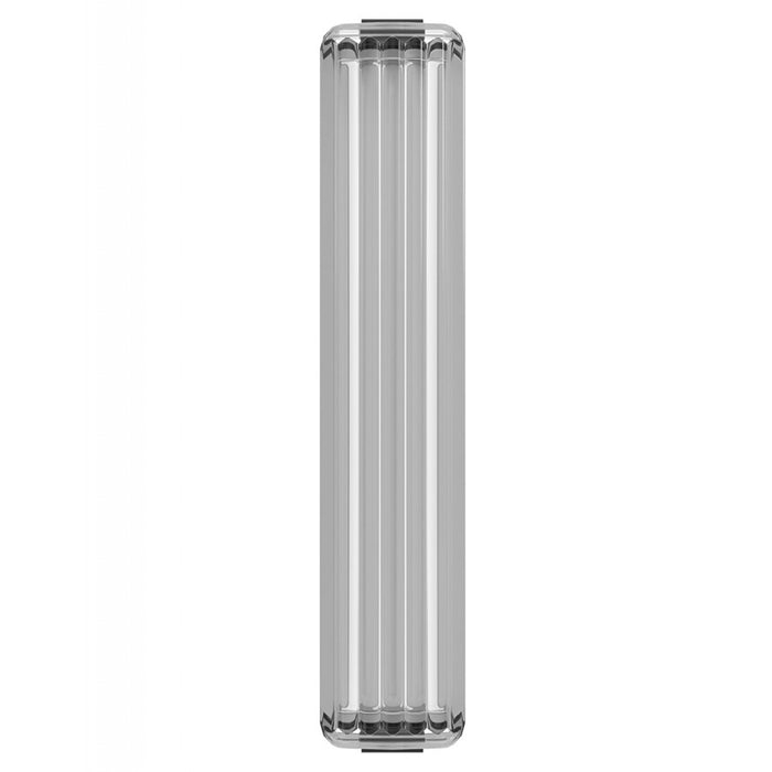 Fremont Light Bar with Ribbed Glass, Black