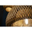 Avenue Lighting Tulum 1 Light 8" Pendant, Bamboo Wicker And Black