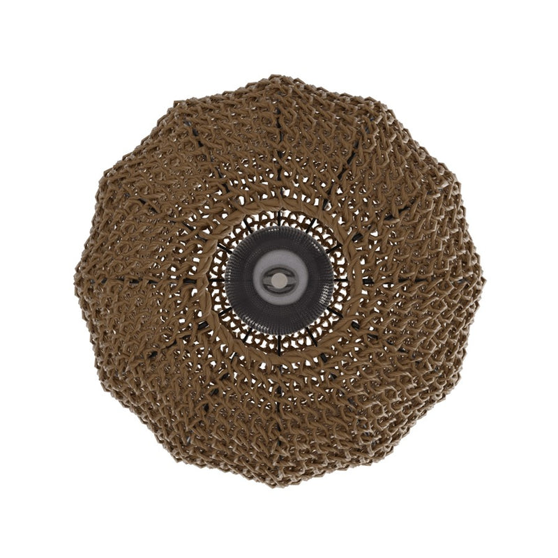 Avenue Lighting Malibu 16in Oval 1-Light Pendant | Rustic Natural Hemp Rope | Kitchen Island & Dining Room | 11 x 11 x 16 in | Model HF1005-RP
