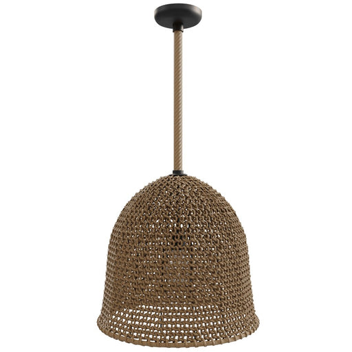 Avenue Lighting Malibu 1 Light 20" Pendant, Natrual Hemp Rope - HF1007-RP