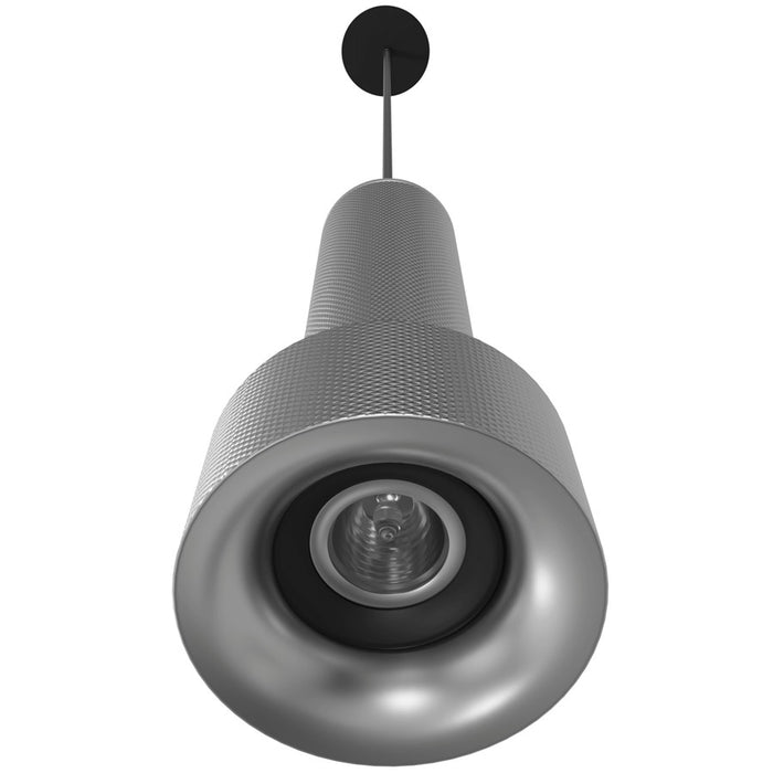 Avenue Lighting Cicada 1 Light 10" Pendant, Knurled Light Grey