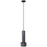 Avenue Lighting Cicada 1 Light 10" Pendant, Knurled Dark Grey