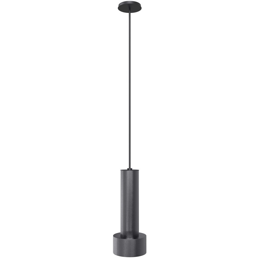 Avenue Lighting Cicada 1 Light 10" Pendant, Knurled Dark Grey