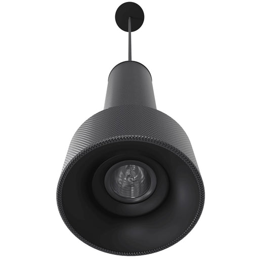 Avenue Lighting Cicada 1 Light 10" Pendant, Knurled Dark Grey