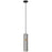 Avenue Lighting Cicada 1Lt 10" Pendant, KnurledLt Grey With Brass
