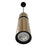 Avenue Lighting Cicada 1 Light 10" Pendant, Smooth Brass With Black