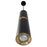 Avenue Lighting Cicada 1Lt 13" Pendant, Black With Knurled Brass