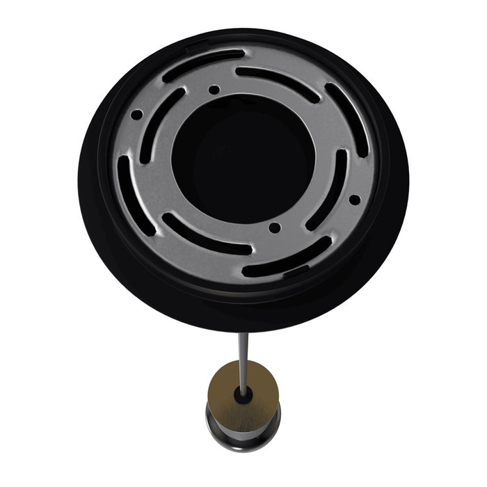 Avenue Lighting Cicada 1 Light 17" Pendant, Black/Brushed Brass