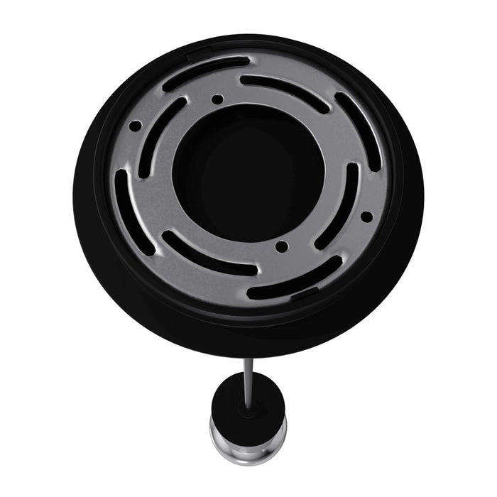 Avenue Lighting Cicada 1 Light 17" Pendant, Grey With Chrome