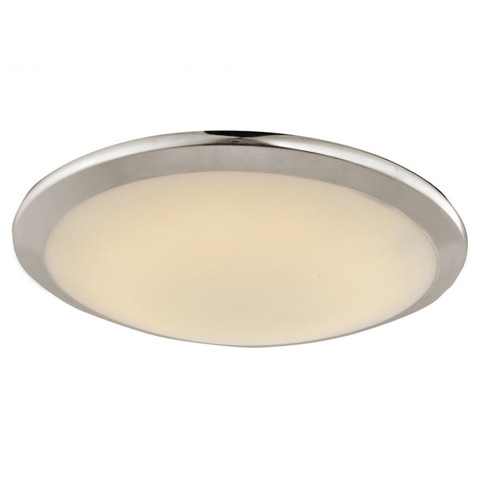 Avenue Lighting Cermack St. LED 12" Round Flush Mount/Sconce, Nickel - HF1101-BN