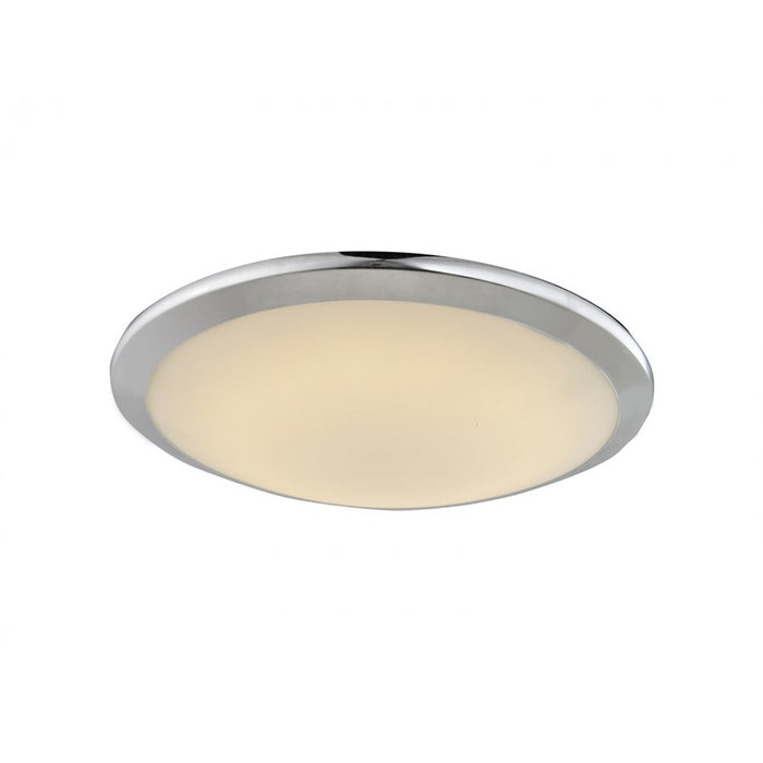 Avenue Lighting Cermack St. LED 12" Round Flush Mount/Sconce, Chrome - HF1101-CH