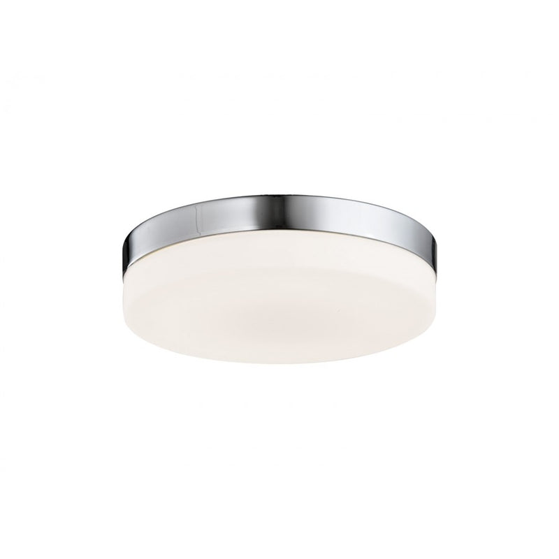 Avenue Lighting Cermack St. LED 6" Round Flush Mount/Sconce, Nickel