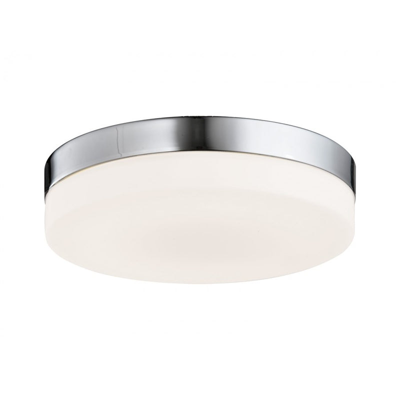 Avenue Lighting Cermack St. LED 11" Round Flush Mount/Sconce, Nickel