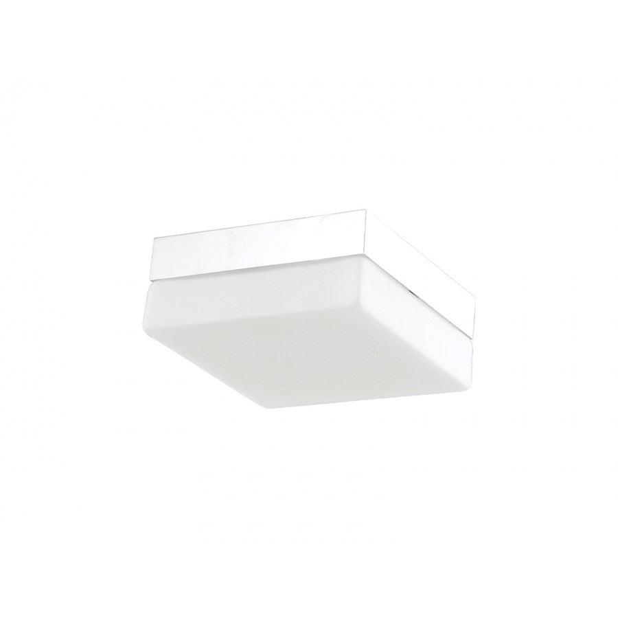 Avenue Lighting Cermack St. LED 8" Square Flush Mount/Sconce, Chrome - HF1108-CH