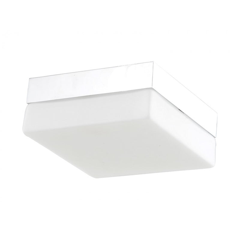 Avenue Lighting Cermack St. 11in 1-Light Flush Mount | Modern Polished Chrome and Glass | Hallway & Bedroom Ceiling Light | Model HF1110-CH