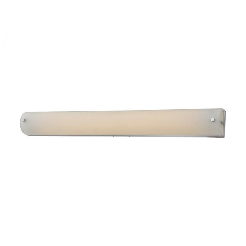 Avenue Lighting Cermack St. 25in 1-Light Vanity Light | Modern Polished Chrome and Glass | Bathroom & Powder Room Lighting | Model HF1112-CH