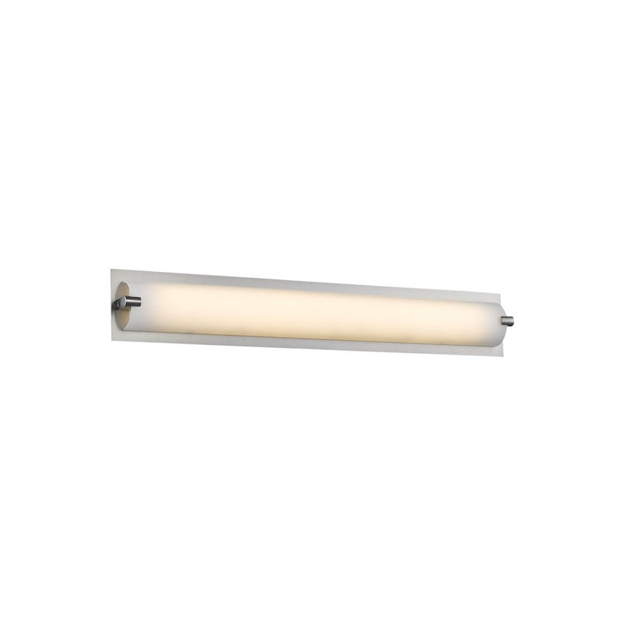 Avenue Cermack St. LED 2" 15W Rectangular Vanity Bath Bar, Nickel - HF1114-BN