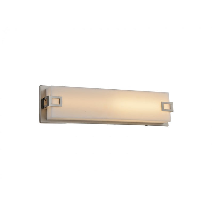 Avenue Cermack St. LED 5" 15W Rectangular Vanity Bath Bar, Nickel - HF1117-BN