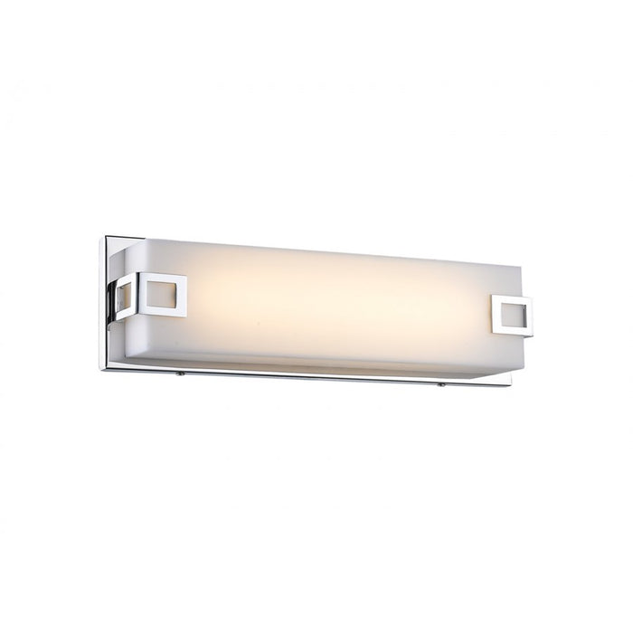 Avenue Cermack St. LED 5" 15W Rectangular Vanity Bath Bar, Chrome - HF1117-CH