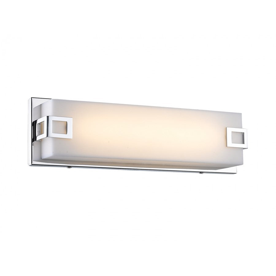 Avenue Cermack St. LED 5" 30W Rectangular Vanity Bath Bar, Chrome - HF1118-CH