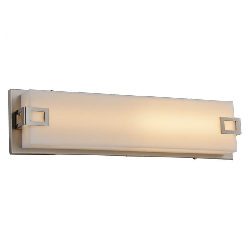 Avenue Cermack St. 38in 45W LED Vanity Light | Brushed Nickel Steel and Glass | Bathroom Vanity | 38 x 3 x 5 in | Model HF1119-BN