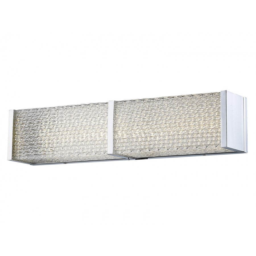 Avenue Lighting Cermack St. LED 24" Rectangular Bath Bar, Chrome - HF1121-CH