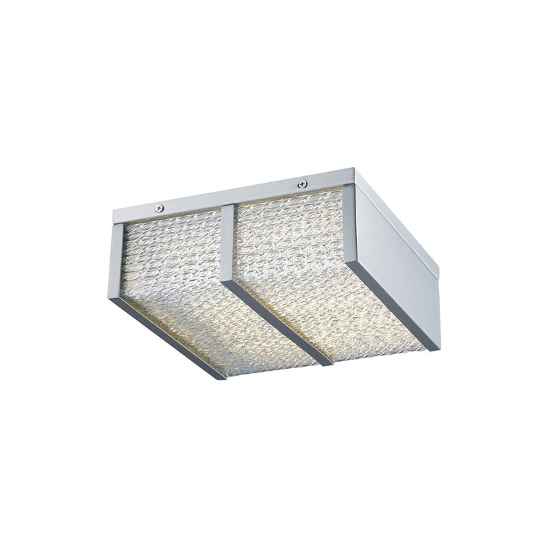 Avenue Lighting Cermack St. LED 10" 20W Square Flush/Sconce, Chrome