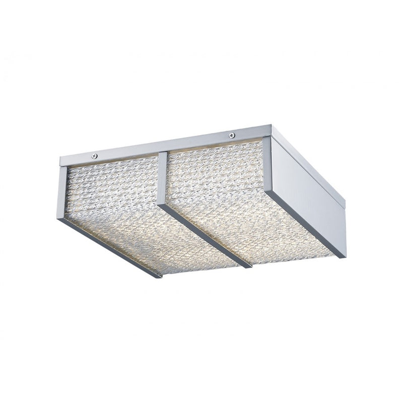 Avenue Lighting Cermack St. LED 17" 40W Square Flush/Sconce, Chrome
