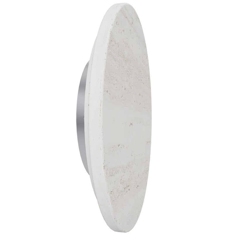 Avenue Lighting Sorrento 9in 1-Light Wall Sconce | Contemporary White Metal | Bedroom & Hallway Accent Light | 9 x 9 x 9 in | Model HF1170-TR