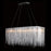 Avenue Lighting Fountain Ave. LED 20" Rectangle Chandelier, Chrome