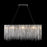Avenue Lighting Fountain Ave. LED 20" Rectangle Chandelier, Chrome