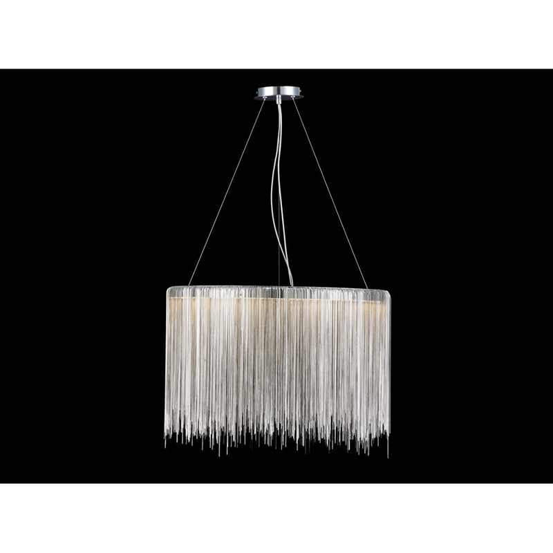 Avenue Lighting Fountain Ave. LED 20" Round Chandelier, Chrome