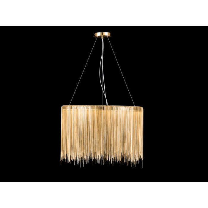 Avenue Lighting Fountain Ave. LED 20" Round Chandelier, Gold - HF1202-G