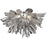 Avenue Lighting Bowery Lane 5 Light 10" Flush Mount/Sconce, Chrome - HF1304-CH