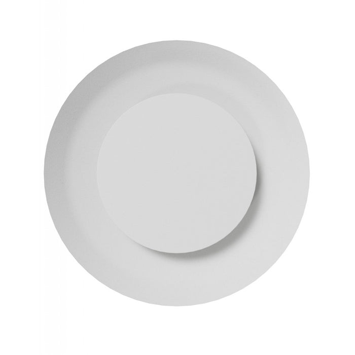 Avenue Lighting Parker 1 Light 11" Round Wall Sconce, White - HF1373-WHT