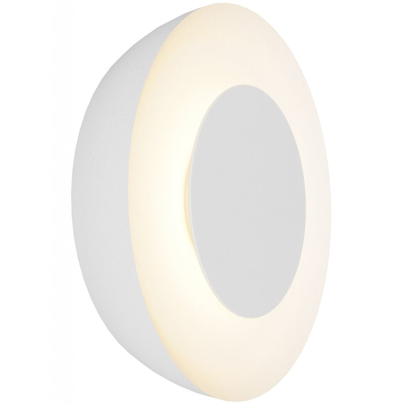 Avenue Lighting Parker 1 Light 11" Round Wall Sconce, White