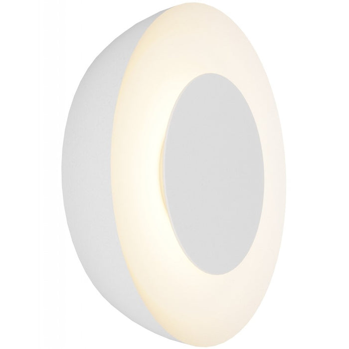 Avenue Lighting Parker 1 Light 11" Round Wall Sconce, White