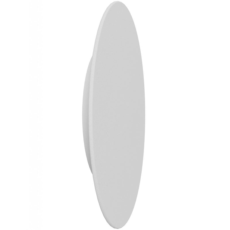 Avenue Lighting Parker 15in 1-Light Round Wall Sconce | Modern White Metal/Plaster | Bedroom & Hallway Accent | 15 x 15 in | Model HF1376-WHT