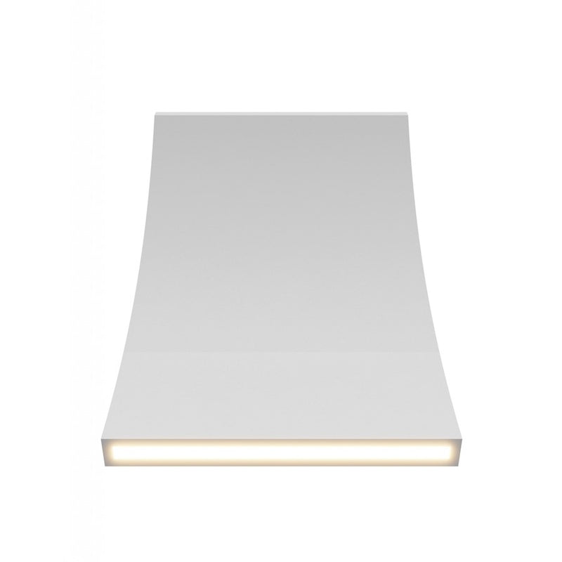 Avenue Lighting Parker 1-Light 11in Wall Sconce | Modern White Metal/Plaster | Bedroom & Hallway Accent Light | 7 x 11 in | Model HF1378-WHT