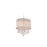 Avenue Beverly Dr. 8Lt 18" Chandelier/Flush, Silver Silk - HF1501-SLV