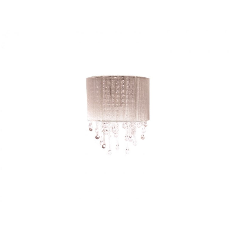 Avenue Lighting Beverly Dr. 2Lt 12" Wall Sconce, Taupe Silk String