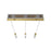 Avenue Lighting Boa 3Lt 130" Pendant/Multi Port, Brushed Brass