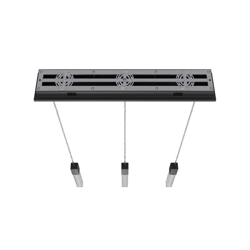 Avenue Lighting Boa 3 Light 130" Pendant/Multi Port , Black - HF1900-3-BOA-BK