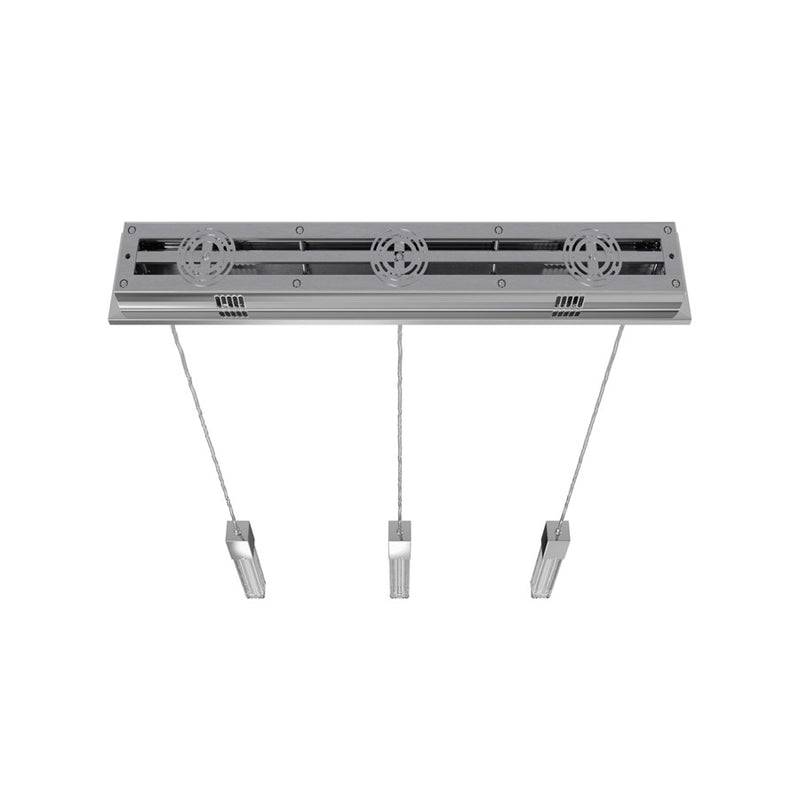 Avenue Lighting Boa 3Lt 130" Pendant/Multi Port, Chrome