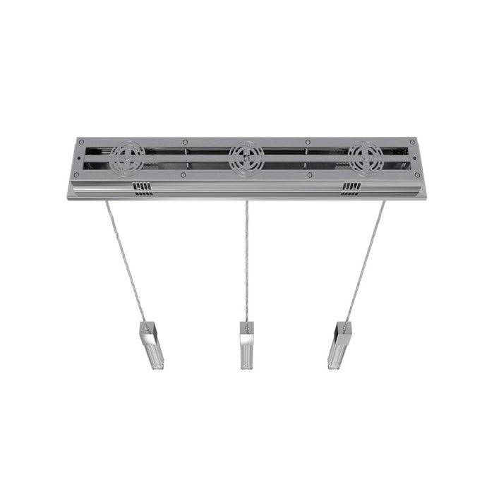 Avenue Lighting Boa 3Lt 130" Pendant/Multi Port, Chrome